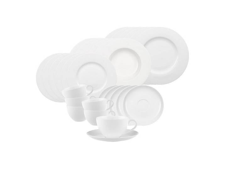 Villeroy & Boch Tasse Anmut Kombiservice 30 tlg. 30er Set, 30-tlg., Porzellan
