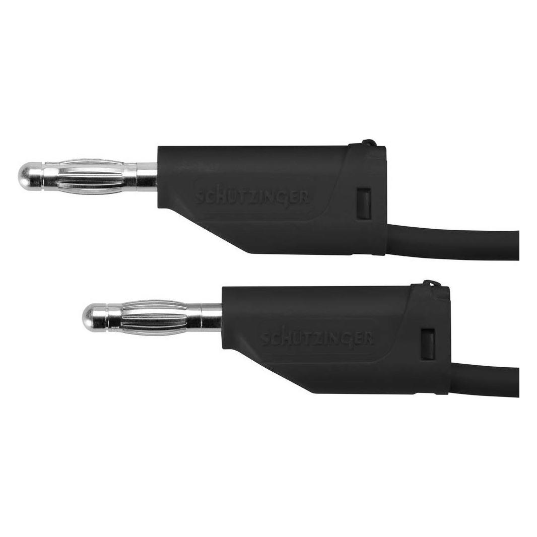 Schutzinger Schützinger MFK 15 / 1 / 100 / SW Messleitung (Stecker 4 mm - Stecker 4 mm) Sch (MFK 15 / 1 / 100 / SW)
