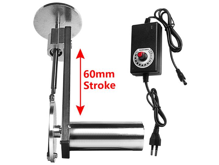 Mini Actionneur Linéaire Télescopique, Moteur Électrique, Mécanisme Alternatif, Plaque de 80mm, 110V, 220V, 60mm