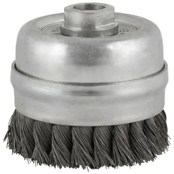 TYROLIT Topfbürsten DxLxGE 65x20xM14 Für Stahl, Form: 6TDZ - (Topfbürste), Art. 890860