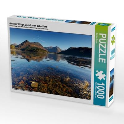 CALVENDO Puzzle Glencoe Village, Loch Leven Schottland | 1000 Teile Lege-Größe 64x48cm Foto-Puzzle für glückliche Stunden