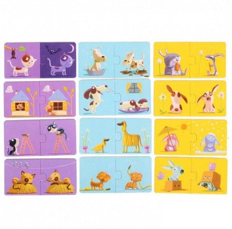 Puzzle Duo - Contraire - Djeco