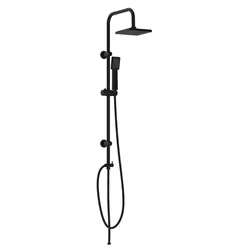 Schütte eisl Duschset EASY ENERGY, Regendusche ohne Armatur, Duschsystem Schwarz matt