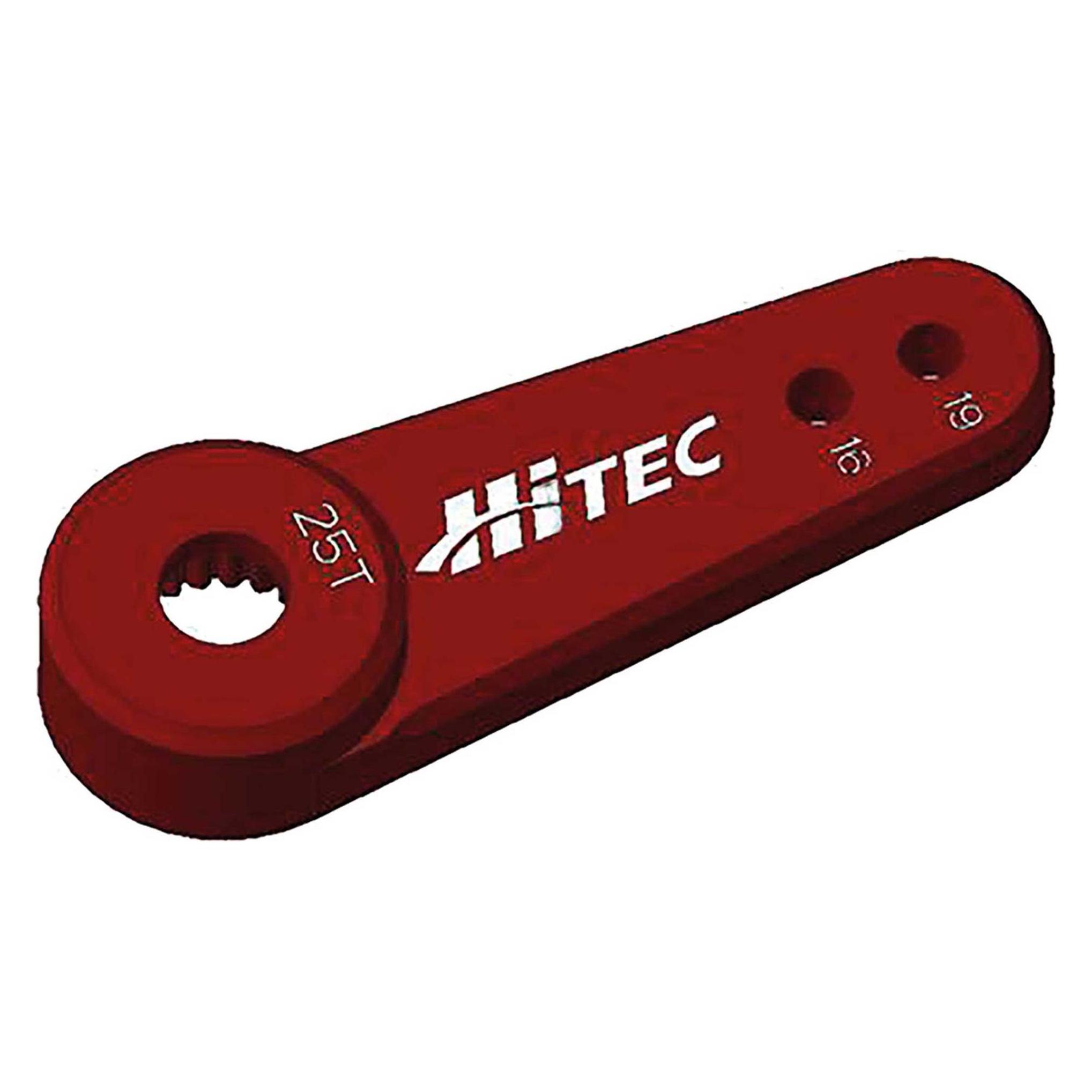 Hitec SERVOHEBEL ALU ROT 1-ARM 25T (118719)