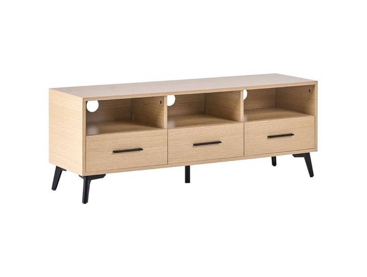 Meuble TV avec LED KITIMAT Marron clair