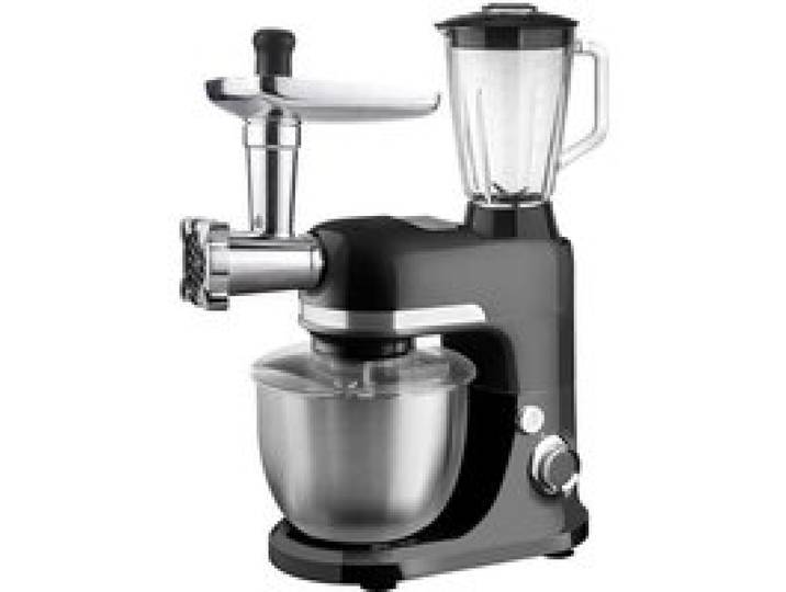 Robot Pâtissier PURELECT SM29BF - Noir - Multifonctions - 1300W - Bol inox 5L - Vitesse variable - Pieds antidérapants