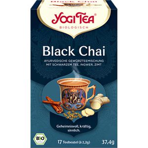 YogiTea Tee Black Chai, BIO, Chai- & schwarzer Tee, 37,4 g, 17 Beutel