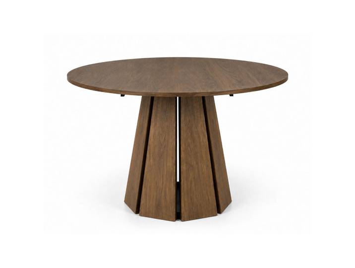 Margaret Hadas24 Esstisch Alice 180 x 100 x 76,8 cm Ovaler mit Ausziehfunktion, nuss okapi, Haselnussfarben, Metall, Rund, 180x75x100 cm, Esszimmer, Esstische