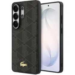 Lacoste Case PVC Monogram The Blend MagSafe for Samsung Galaxy S26 Ultra brown (Samsung Galaxy S26 Ultra), Smartphone Hülle, Braun
