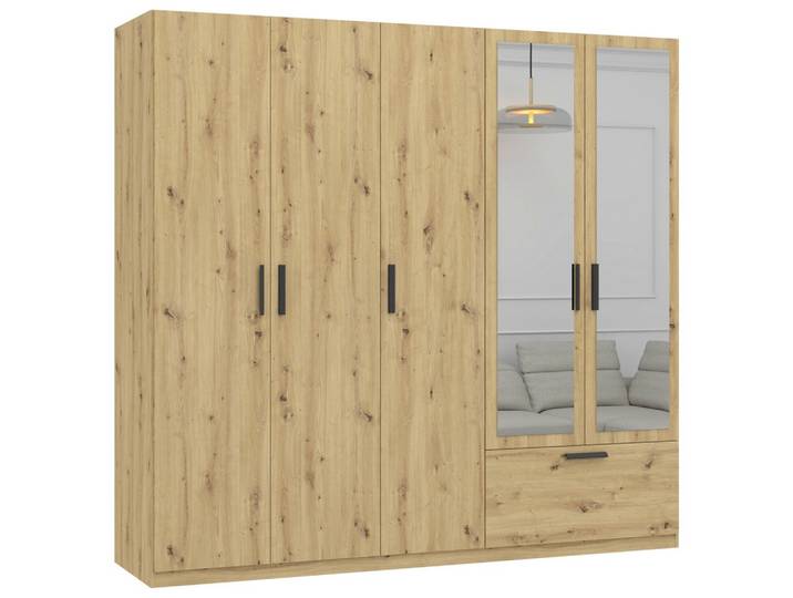 Drehtürenschrank Milos Eiche Artisan