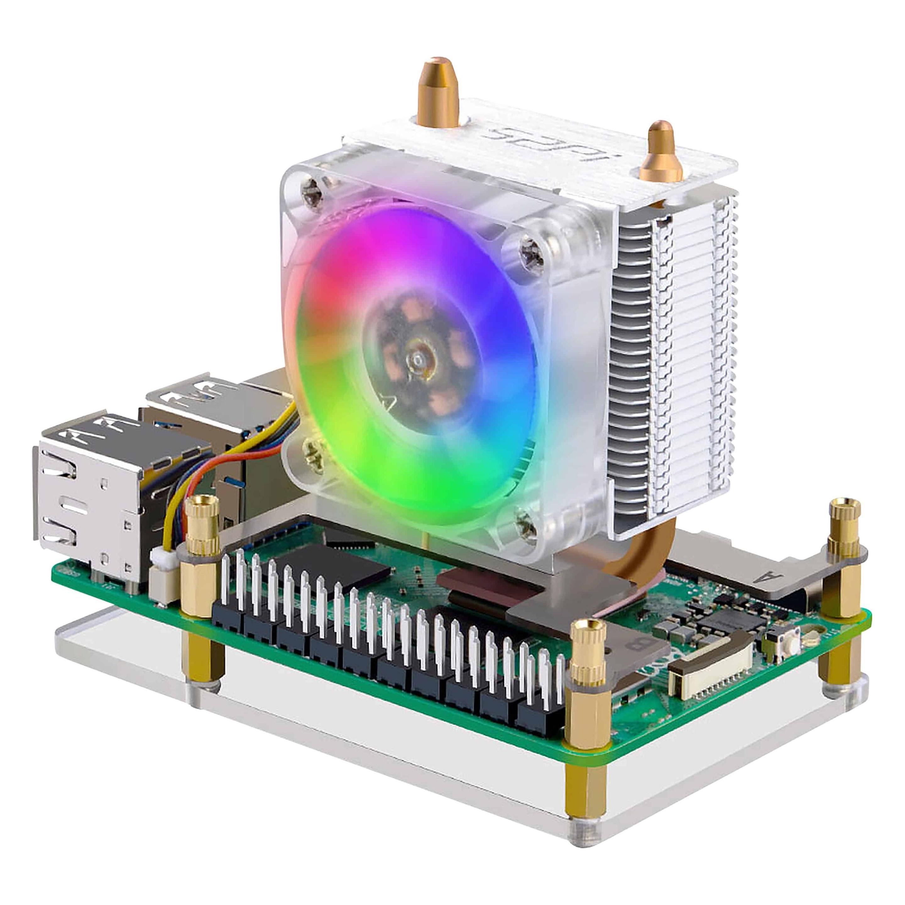 Raspberry Pi ICE Tower Fan for Raspberry Pi5- Vertical (ZP-0180)