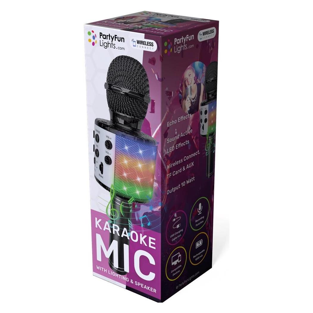 PartyFun Lights Party Fun Lights - Karaoke microphone with speaker - (605600) (605600)