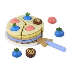 Lean Toys Kuchenstücke aus Holz, 8 Stück. (40237847)