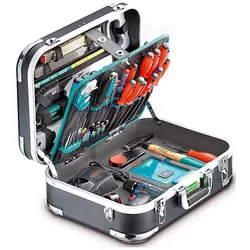 technocraft, Werkzeugkoffer, ABS-Werkzeugkoffer PRO CHROME WOOD (BOSCH), 116-tlg (116 Teile)