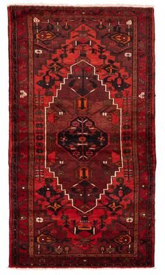 ECARPETGALLERY Hand-knotted Andelz Red Wool Rug - 3'8 x 6'9