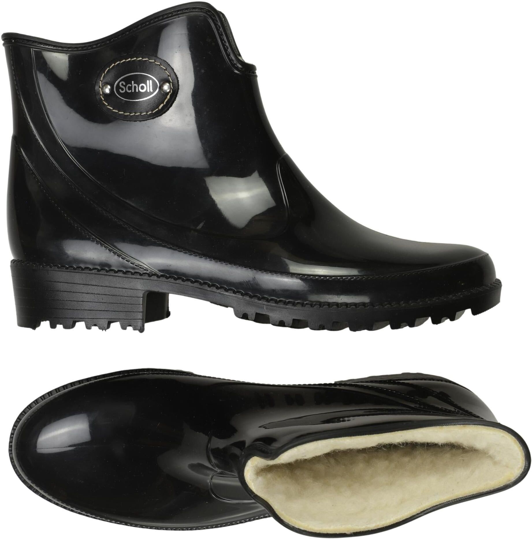 Scholl Herren Stiefel, Schwarz, Gr. EU 40, kein / Etikett - Second Hand