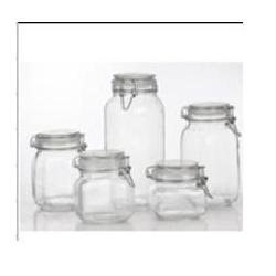 Domoletti Glass Jar In Square Shape 800ml (0.80 l) (33034664)