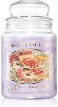 THD Vegetal Pepe Rosa E Caffe vela perfumada 600 g. Vegetal Pepe Rosa E Caffe