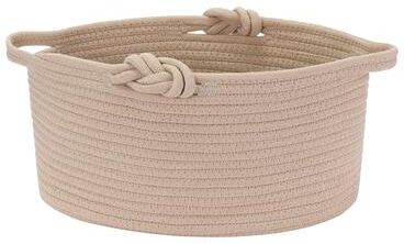 Unique Woven Storage Basket Bin with Handle for Blankets Clothes Shoes