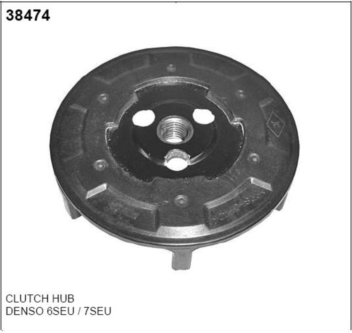 Mitnehmerscheibe, Magnetkupplung NRF 38474