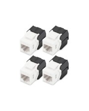 DIGITUS CAT 6 Keystone Jack unshielded RJ45 to LSA tool free connection incl. cable tie 4 (DN-93603-4)