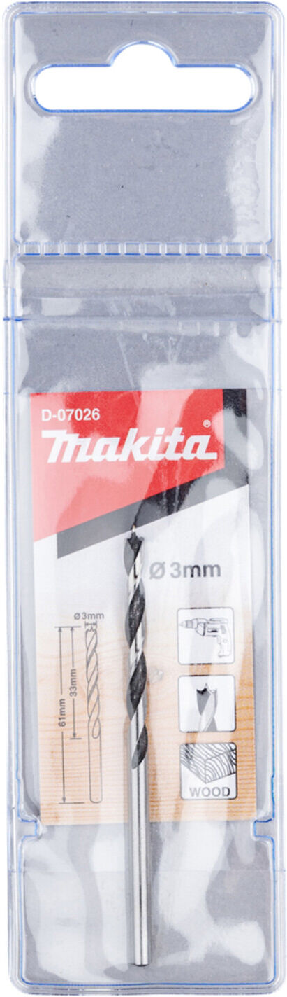 Makita Holzbohrer 3x60mm (D-07026)