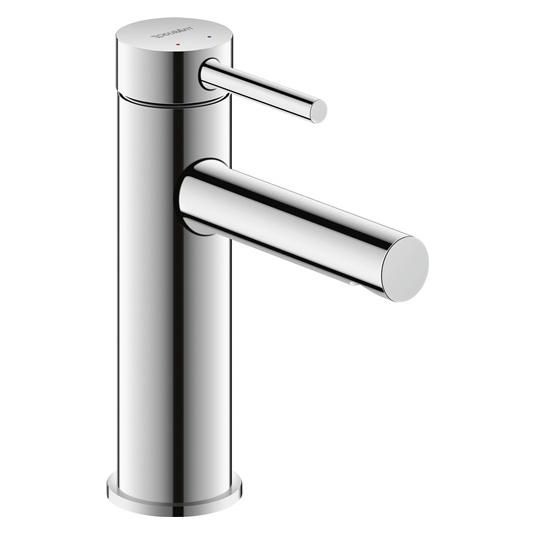Duravit Circle Einhebel-Waschtischmischer M EasyClean, ohne Ablaufgarnitur, Ausladung 117 mm, Chrom (CE1020002010)