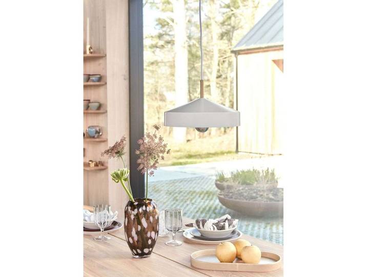 Suspension Small, blanche, métal, E27 - OYOY Living Design Hat Small - Salle à manger - Scandinave - À ampoule unique