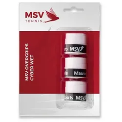 MSV Over Grip Cyber Wet, 3er Pack, weiß