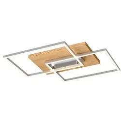 ELOBRA LED-Deckenleuchte Panama Holz 56 x cm