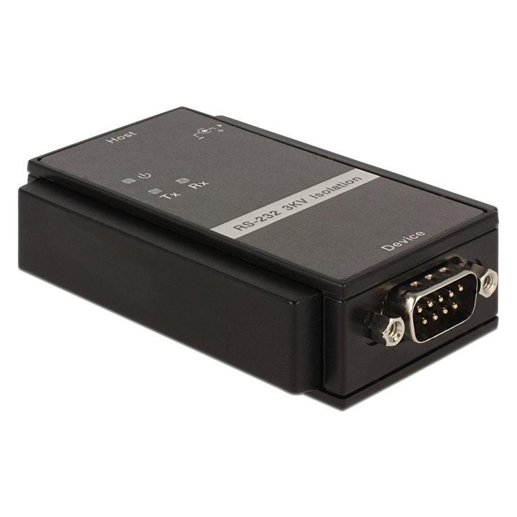 Delock Serial RS-232 galvanische Trennung (0.09 m) (62500)