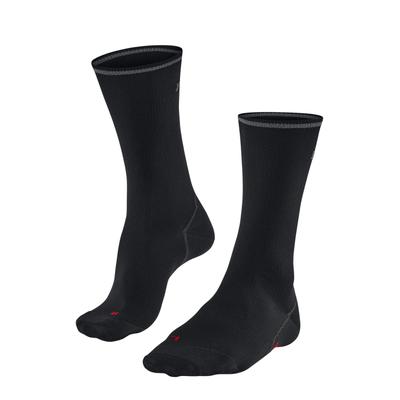 Socken FALKE "BC Impulse Biking", Damen, Gr. 46-48, Sockengröße, schwarz (schwarz (3000)), anatomisch, Socken Socken