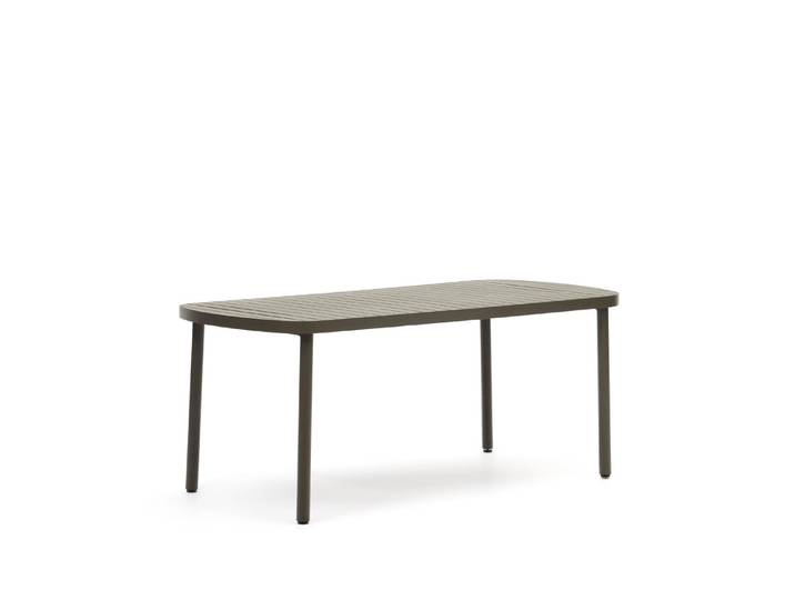 Kave Home Tuintafel Joncols 180 x 90cm - Donkergroen