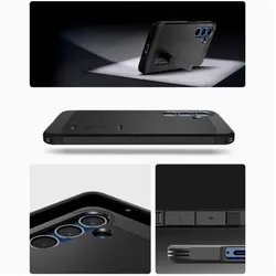 Spigen Tough Armor Mag (Samsung Galaxy S25+), Smartphone Hülle, Schwarz