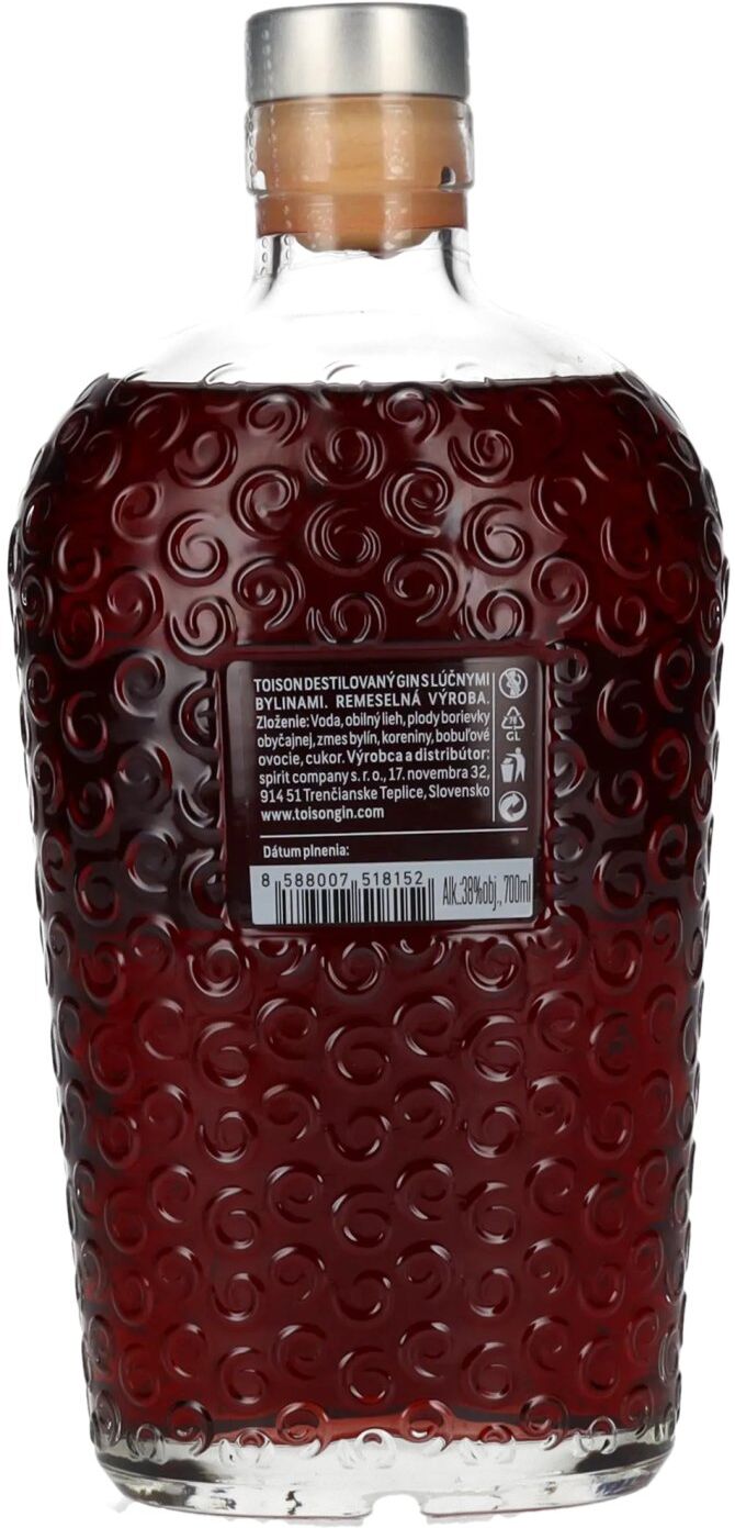 Toison Handcrafted Ruby Red Gin 38% Vol. 0,7l