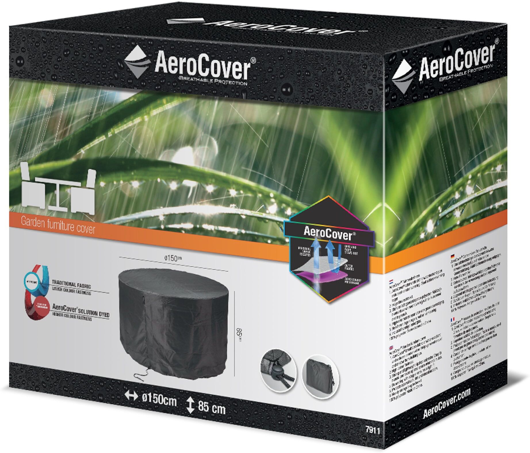 AeroCover - Garden Set Round Cover 150 x 85cm high