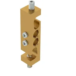 OBO 6049277 Anschlussklemme für Leiterseil, zweifach 25mm2 Messing messing AKL 25 Z  - 10 Stück
