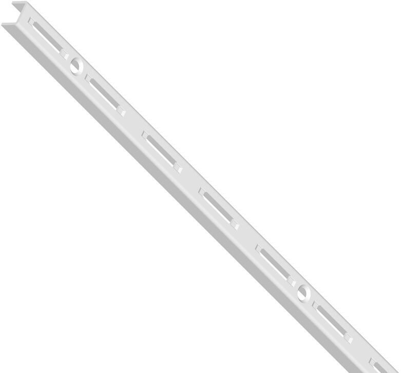 Stojina s jednořadým děrováním pro ELEMENT SYSTEM, 2000 mm, bílá