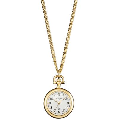 Kettenuhr REGENT "P765-32793049", gold (goldfarben), Taschenuhren, Damen, Quarzuhr, Damenuhr, Acrylglas