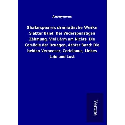 Shakespeares dramatische Werke, Gebundene Ausgabe von , BoD - Books on Demand