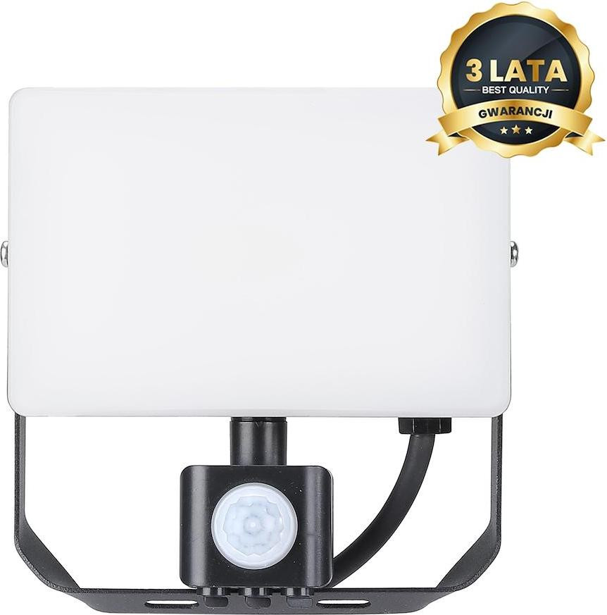Eco-Light EKN9019 LED-schijnwerper met bewegingsmelder en schemersensor, 30W, 3000lm
