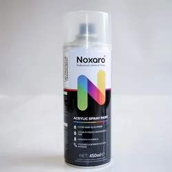 Noxaro Acryl Lackspray Transparent Schutzlackspray Klarlack 450 ml