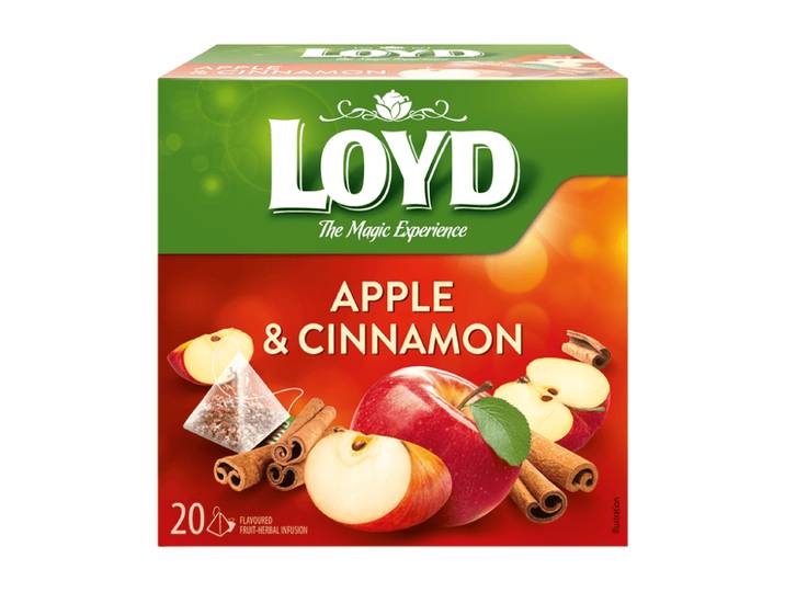 LOYD Sachets de thé pomme-cannelle 20 x 2,25 g