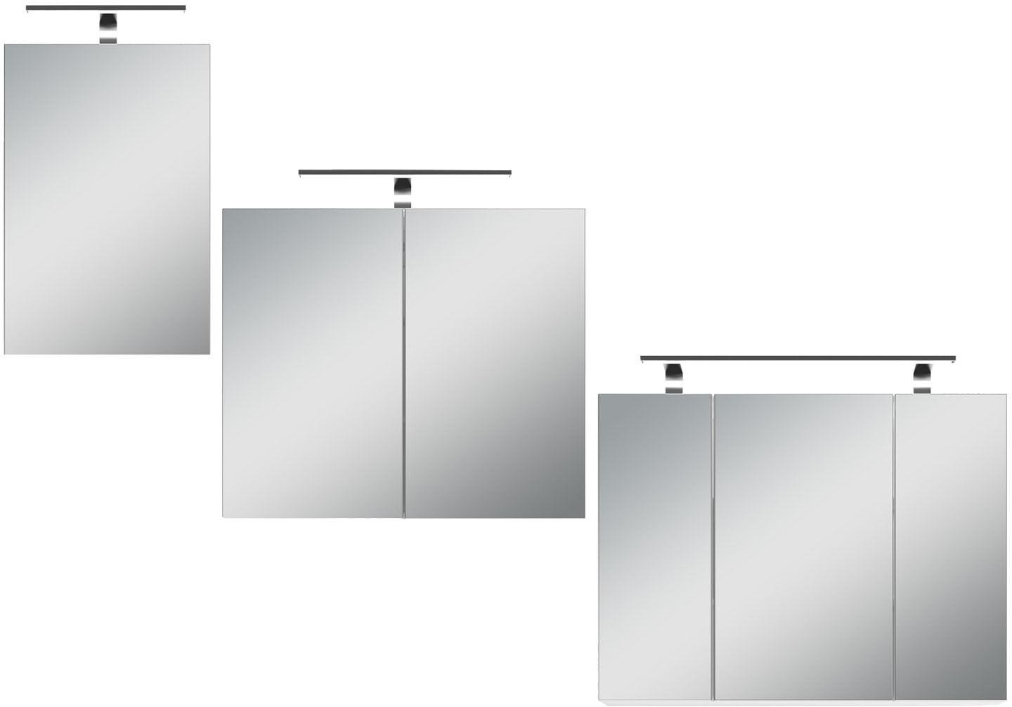 BYLIVING Spiegelschrank »Spree«, mit LED