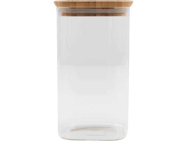 POINT-VIRGULE Vorratsdose Kitchen 1 Stk Glas/Bambus T 10 cm Set - Farbe: Holz/transparent