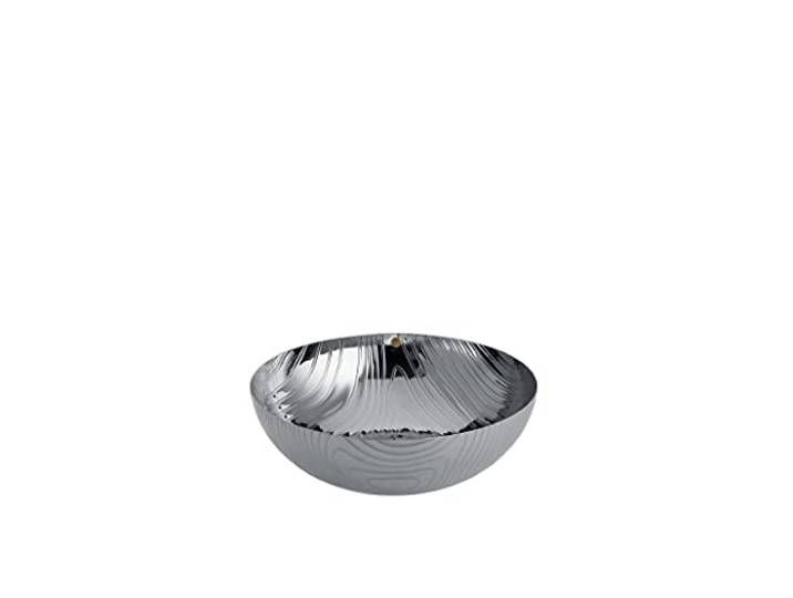 Alessi Veneer PU06 / 21 - Coupe de Cuisine Multifonctionnelle de Design\, Acier Inoxydable 18/10 avec Décoration en Relief