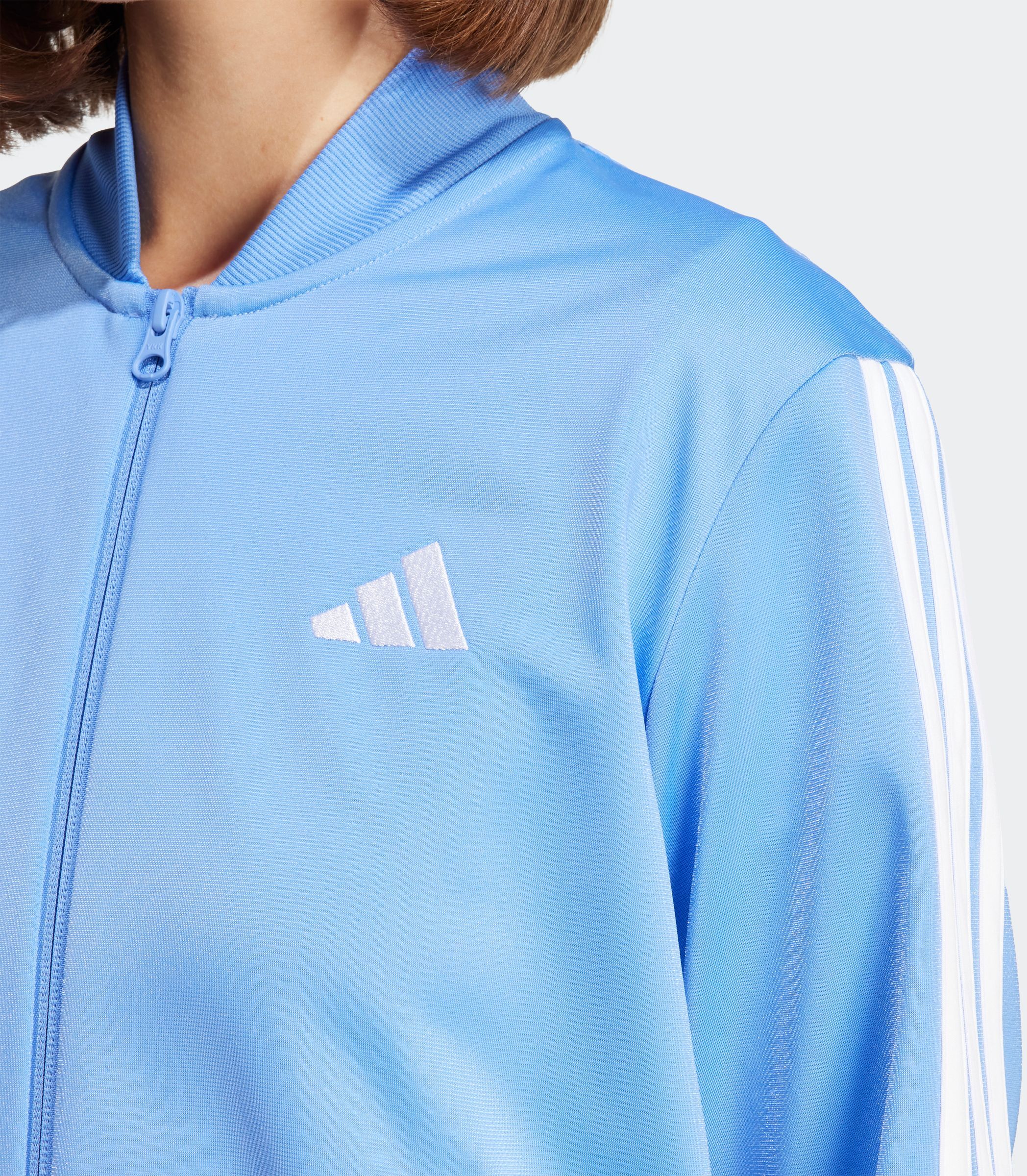 Trainingsanzug ADIDAS SPORTSWEAR "DAYREADY", Damen, Gr. XS, blau (blau fusion), Obermaterial: 100% Polyester, Sportanzüge Trainingsanzug blau fusion XS