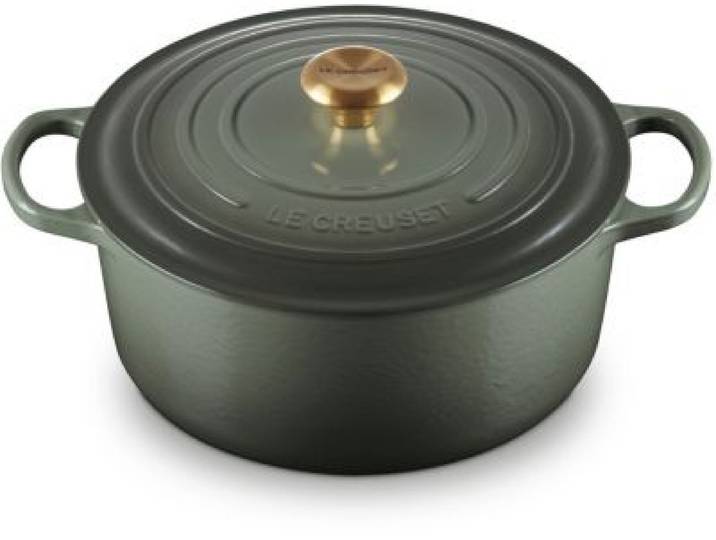 Le Creuset - Cocotte 28cm Thym Bouton Doré