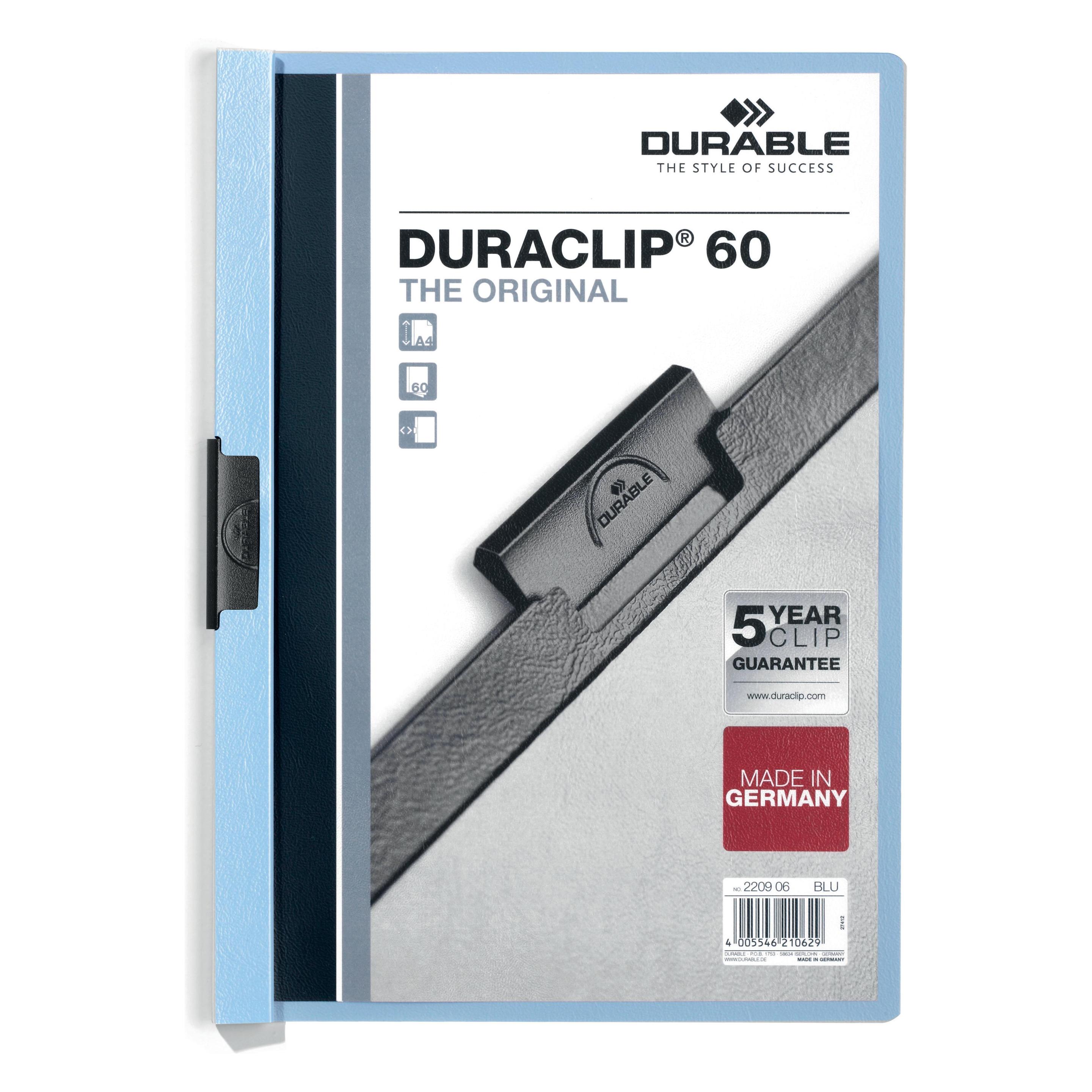 Durable Klemmhefter DURACLIP 60 (A4, 1x) (2209/06)