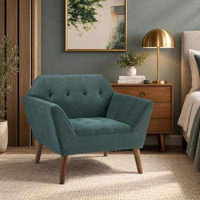 Ink and Ivy INK IVY Newport Wide Mid-Century Modern Lounge Chair